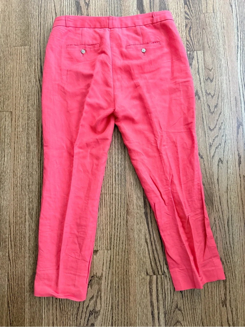Banana Republic Coral Linen-Blend Pants